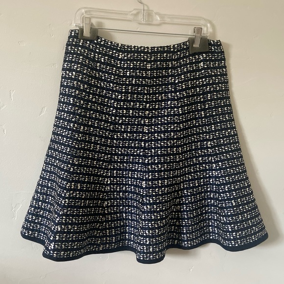 🆕 Deep Navy & White Tweed Skirt Suit - Nanette Lepore - Picture 14 of 16